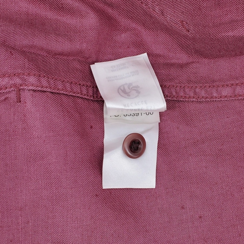 Outerknown Women Medium SEA Jumpsuit Organic Cotton Linen Dusty Rose 2130119 - Picture 8 of 8